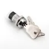 19mm Metal 4Pin ON-OFF 2Position DPST A Series Electronic Lock Key Switch ► Photo 2/6