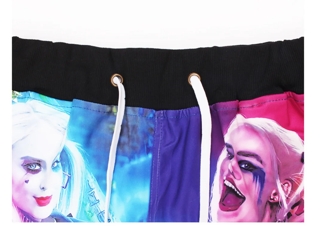 Модные дизайнерские штаны для бега Harley Quinn с 3D принтом, мужские/женские спортивные штаны унисекс, спортивные штаны, повседневные штаны в стиле Харадзюку