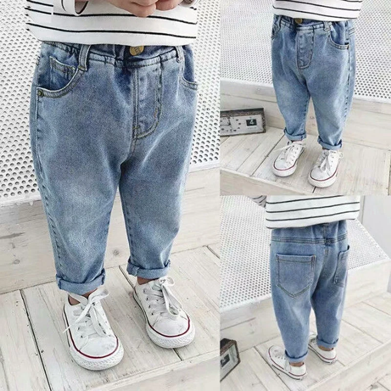 Girls' jeans, autumn and spring clothing, 80-130 image