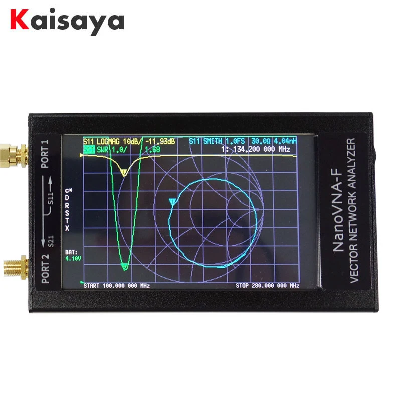 4,3 дюймов ips lcd+ металлический корпус+ 5000 мАч батарея NanoVNA ВЧ ОВЧ UHF Векторный анализатор цепей антенна анализатор