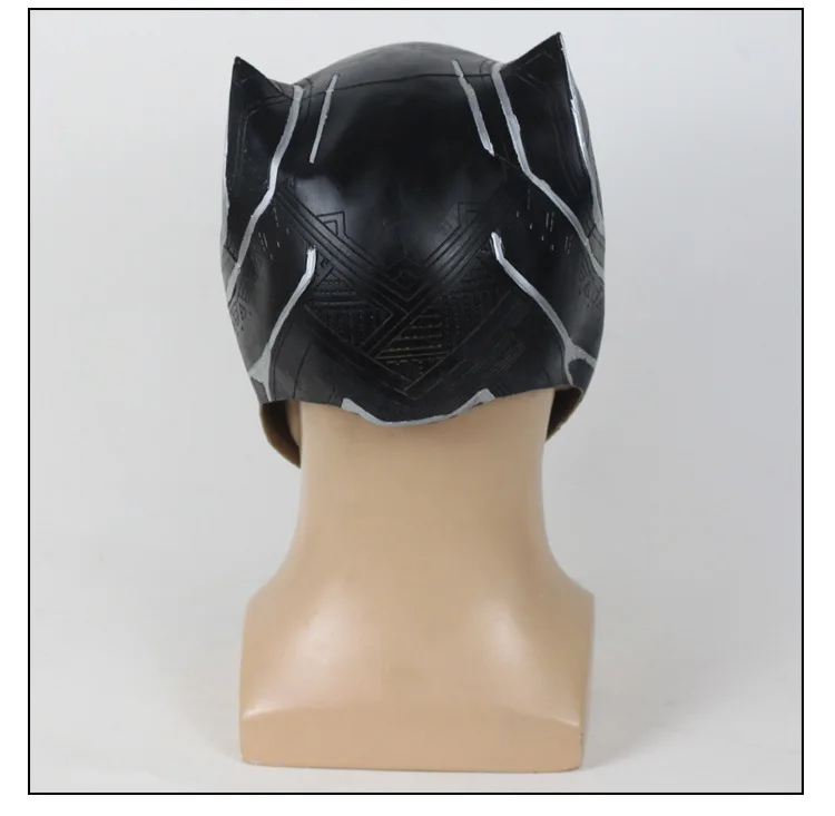 Черный пантера головной убор маска T'Challa царь Ваканды Косплэй Хэллоуина бутафория для маскарада полный уход за кожей лица шлем