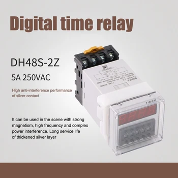 

Digital LED Display Timing Time Relay Timer Switch 220V 24V 380V CLH@8