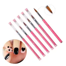 

Nail Brush Good Nylon Wool Reusable Universal Nail Art Manicure Painting Brush for Lady Nail Art Brush Nail Brush