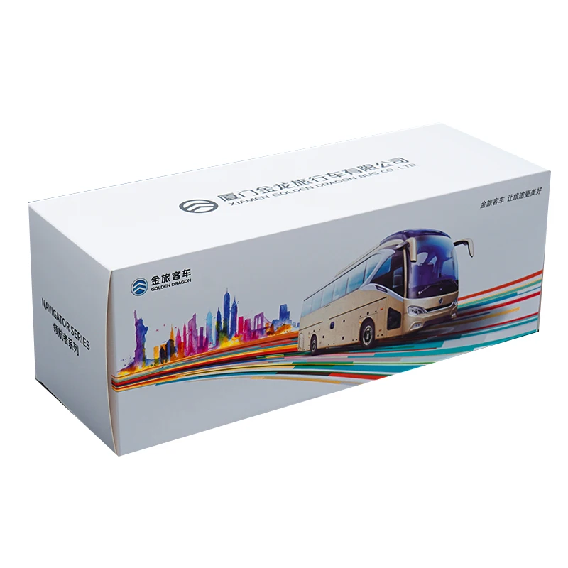 Оригинальный заводской литый под давлением 1:42 Xiamen Golden Dragon XML6129 модель навигатора