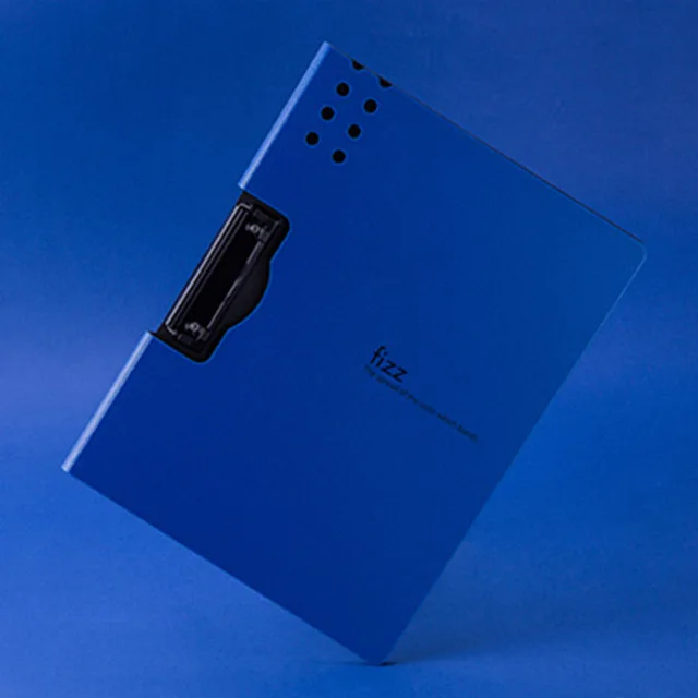 Синий Xiaomi Fizz горизонтальная А4 Папка матовая текстура оригинальная папка портативный коврик портативный лоток для ручки офисный метательный файл Карманный школьный - Цвет: Синий
