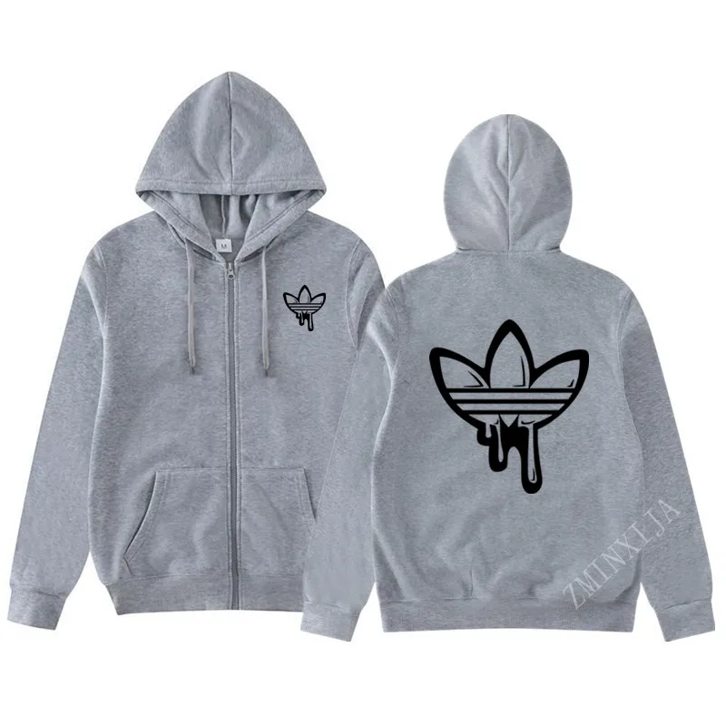 ZMINXIJA модные брендовые мужские толстовки весна осень мужские повседневные толстовки 8 видов цветов толстовки с капюшоном топы Плюс Размер - Цвет: picture color