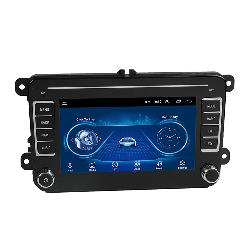 Автомобильный Радио мультимедийный плеер Android 8,1 gps навигация для Volkswagen VW Passat Golf Polo B7 B6 Skoda SEAT Leon Универсальный