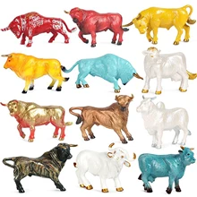

Simulation Farm Cow Cattle Figurine Animal Model DIY Home Decor Figure