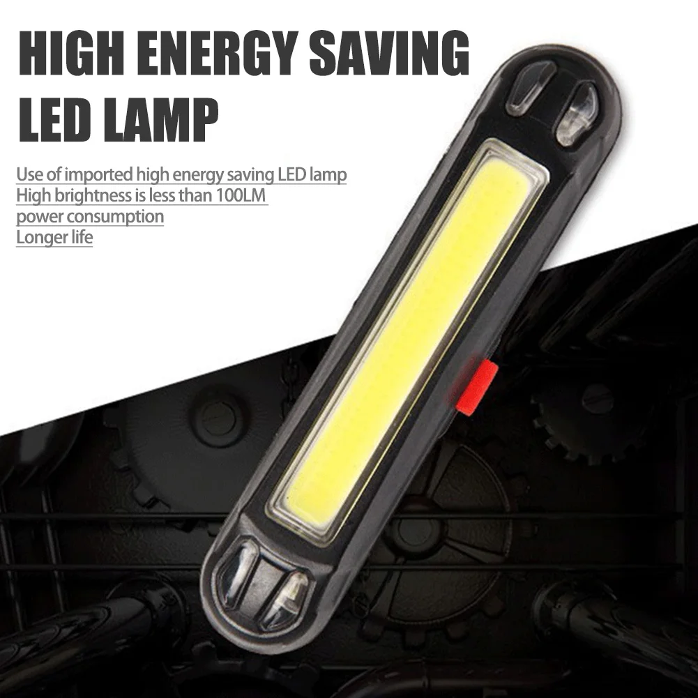 Energy-Saving USB Waterproof Safety Warning Super Bright Tail Lamp Rechargeable Cycling Light UV Rear Lamp