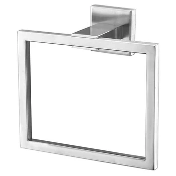 

Practical Boutique Towel Ring Bathroom Towel Hanger Holder Stainless Steel Wall Mount, Brushed