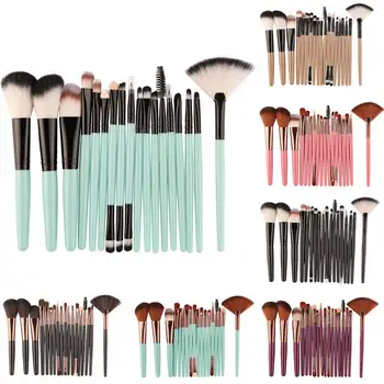 

2020 New 18Pcs Makeup Brushes Tool Set Cosmetic Powder Eye Shadow Foundation Lip Eye Blush Blending Beauty Make Up Brush TSLM1