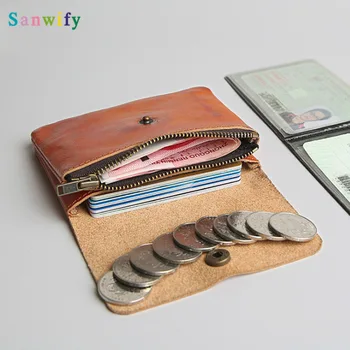 

Slim Leather Mini Coin Purse ,wallet Credit Card Case Sleeve Card Holder Bank Credit Card Coin Wallet