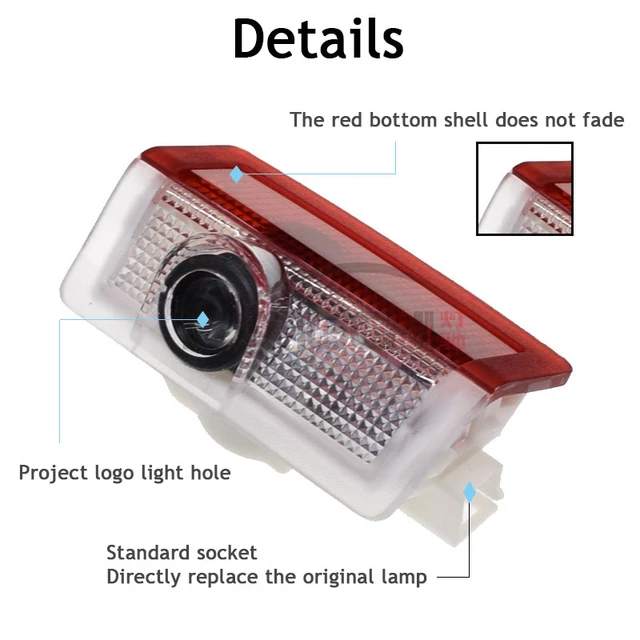 12+ Mercedes Door Lights