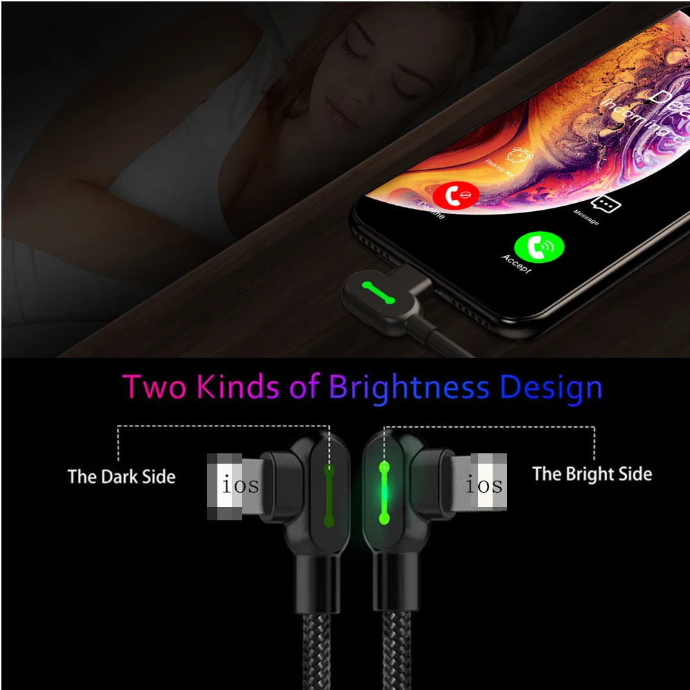 3M 2A быстрая USB Двусторонняя розетка кабель для IPhone X XS MAX XR 8 7 6s Plus 5 зарядный кабель для мобильного телефона зарядное устройство Usb кабель для передачи данных