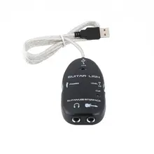 Usb Guitar Audio Sounder Player Usb Guitar Sound Card Effect Guitar Computer Recording Cable USB 2.0 for PC цена Usb Guitar Audio Sounder Player Usb Guitar Sound Card Effect Guitar Computer Recording Cable USB 2.0 for PC цены онлайн