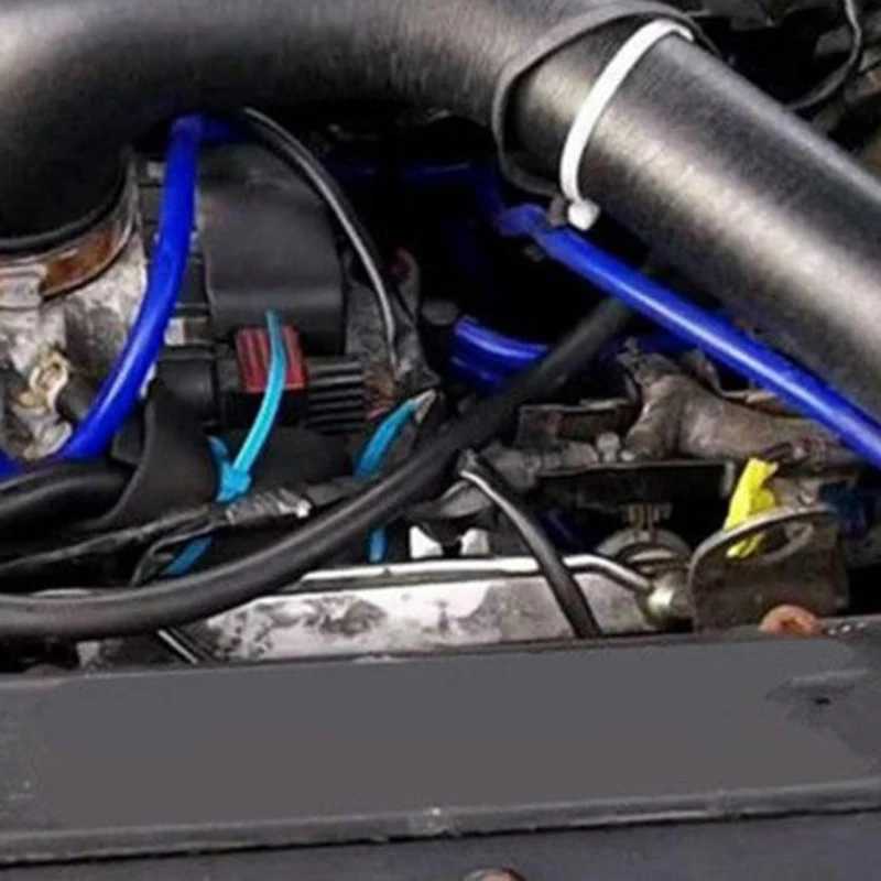 Вакуумный шланг Синий ID 5 мм OD 8 мм подходит для мотоциклов 5 м длинная силиконовая линия резиновая трубка