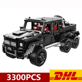

Technic MOC series 6X6 Large SUV Car Model 3300 Pcs Building Blocks Compatible Legoings Super Off-road Vehicle Christmas Gift