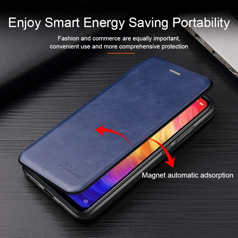 wallet leather flip case for xiaomi redmi note 7 5 6 pro coque capa on xiomi remi note7 note5 note6pro not 7 5 6 Pro stand cover