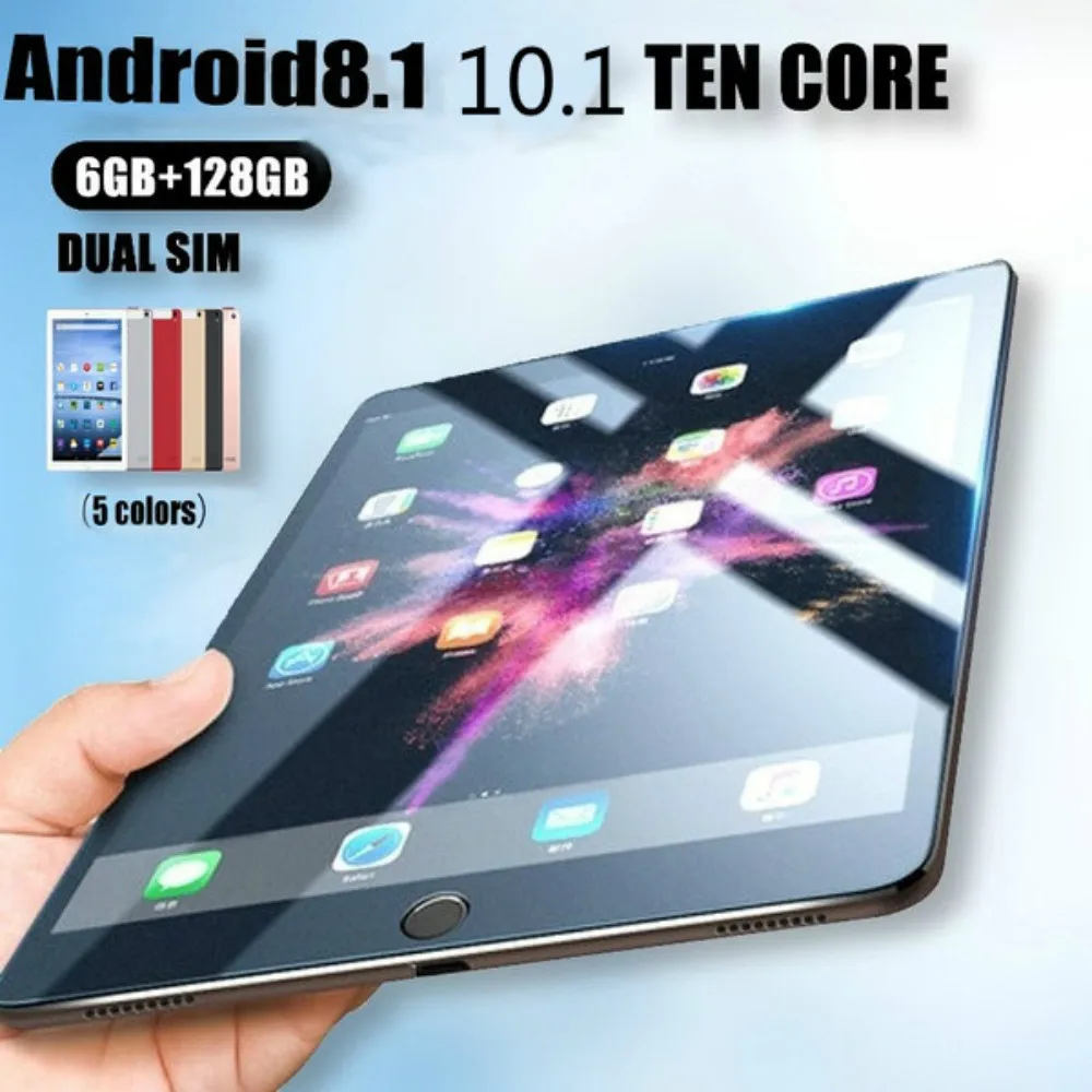 

2020 Explosion Models Tablet Android 8.1 6G+128GB Ten Core 10.1 Inches 1280*800 IPS Screen Dual SIM WIFI 4G Mobile Phone Tablet