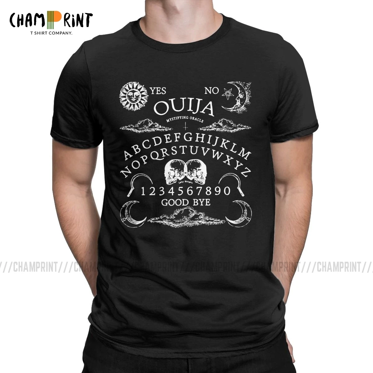 Мужская футболка с демоном оракулом Ouija Board оккультная паранормальная колдовская