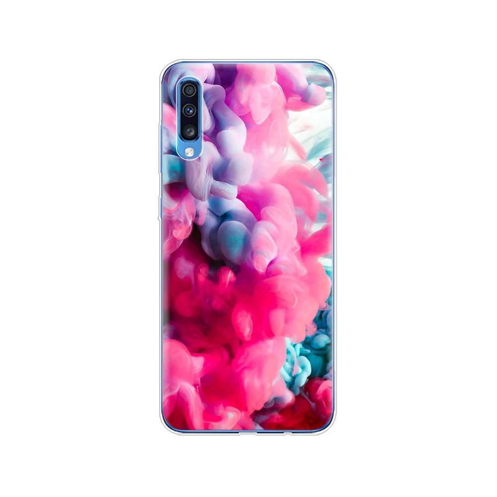 Для samsung A70 чехол бампер мягкий TPU чехол для телефона на samsung Galaxy A70 силиконовый чехол A 70 A705 A705F coque противоударный - Цвет: 34526