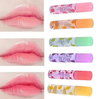 

1PCS Strawberry Lip Gloss Cute Random Flowers Lip Gloss Transparent Colorless Liquid Lip Gloss Lip Oil For Women Lips Tint Care