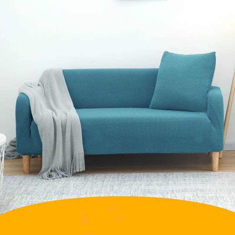 Color 2 Эластичный чехол для дивана, однотонный цвет, спандекс, современный угловой диван, чехол для дивана, протектор для кресла, чехол для дивана для гостиной - Цвет: Color 2