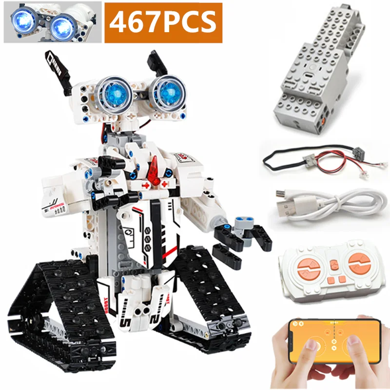 

2020 new technic City RC Robot 2.4G Electric Remote Control Building Blocks Constructor legoINGlys Bricks Toys for children gift