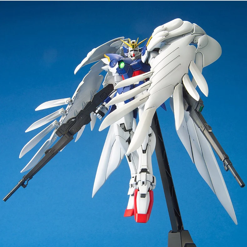 Сборная модель Gundam MG 1/100 wingzero нелетающее крыло Zero EW прикрепленный держатель