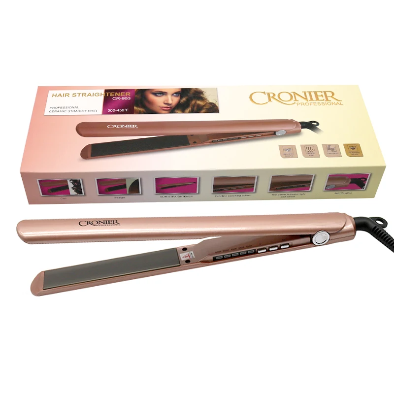 Plancha profesional plana de turmalina para alisar el cabello, herramienta  de salón de alisado, de cerámica, hasta 950 pulgadas, 220 240v|Planchas de  pelo| - AliExpress