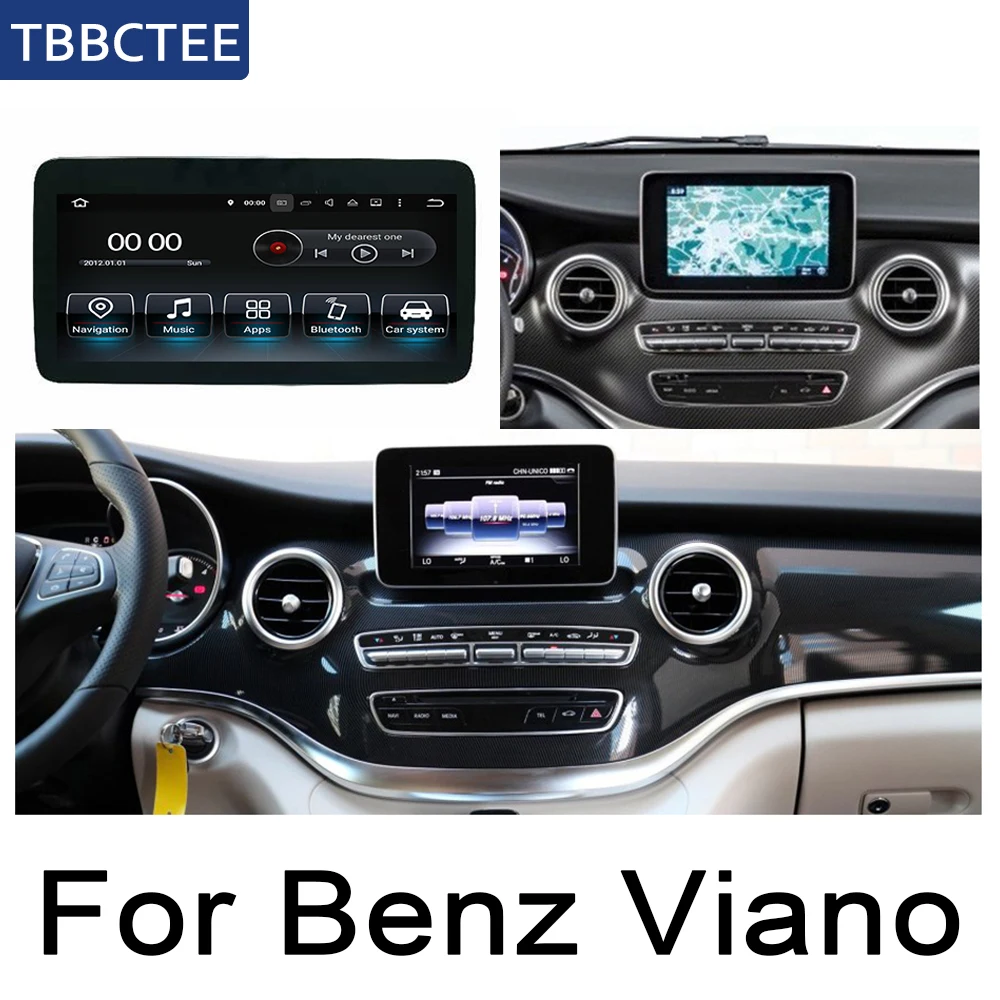 Для Mercedes Benz V Class Viano W446~ NTG Android автомобильный Радио gps мультимедийный плеер навигационная карта 2 Din WiFi BT