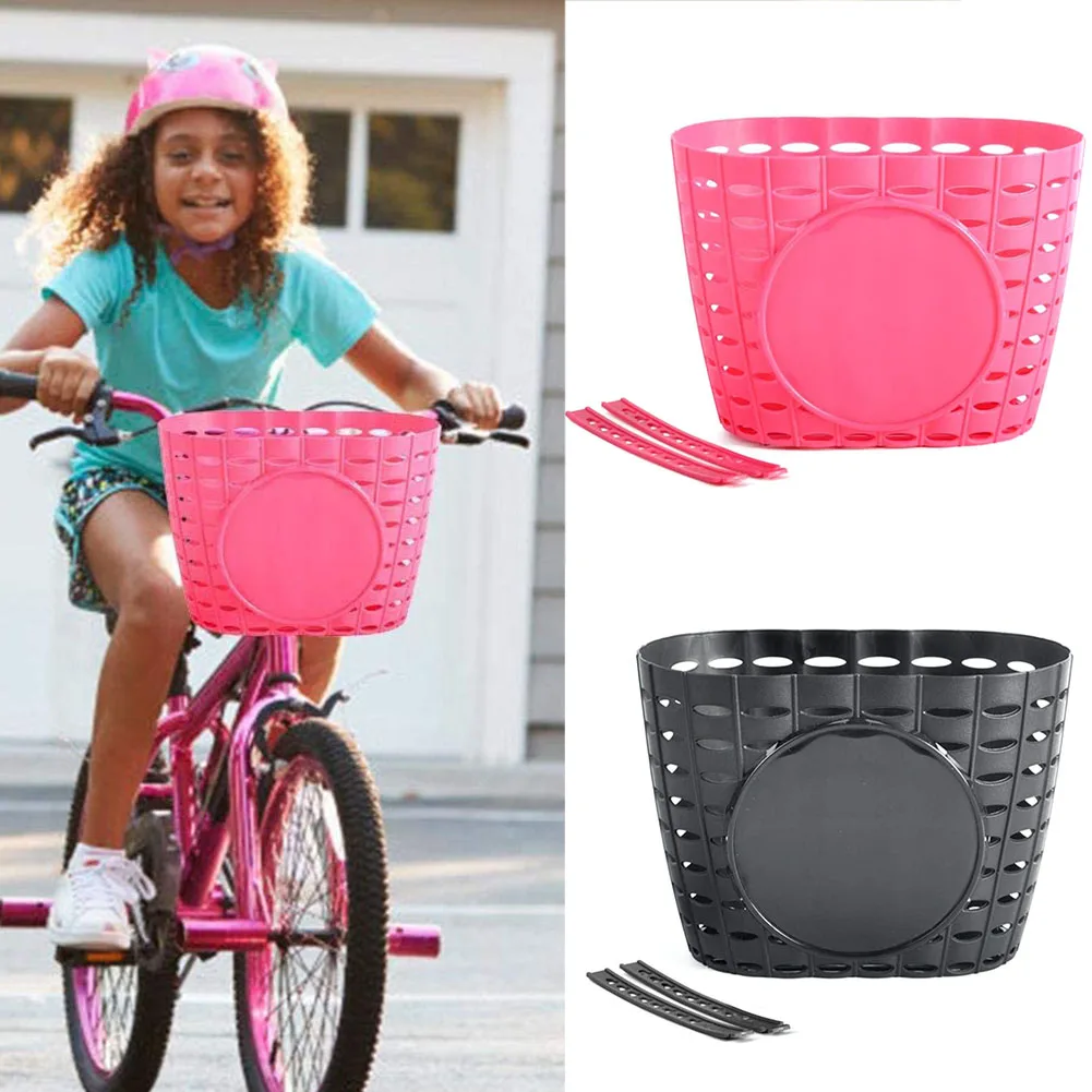 

Hot Selling Bike Basket for Girls Front Handlebar Kids Bicycle Basket Lightweight Durable Bicycle Basket for Kids