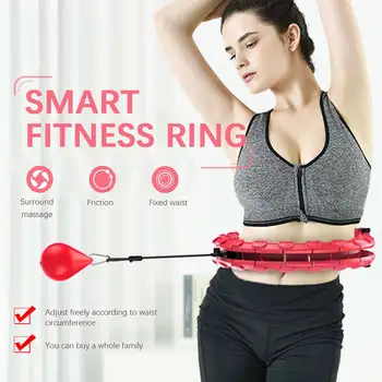 

Hot Smart Sport Hoop Thin Waist Adjustable Auto-Spinning Gym Smart Sport Hoop Abdominal Home Training Fitness Equipment Exercise