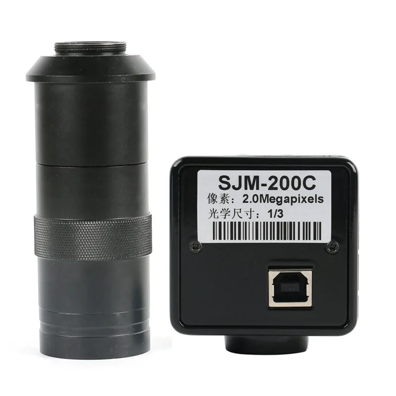 2.0MP 800TVL USB Электронная микроскопическая камера 100X/180X/300X зум C креплением объектив видео лупа цифровой микроскоп камера