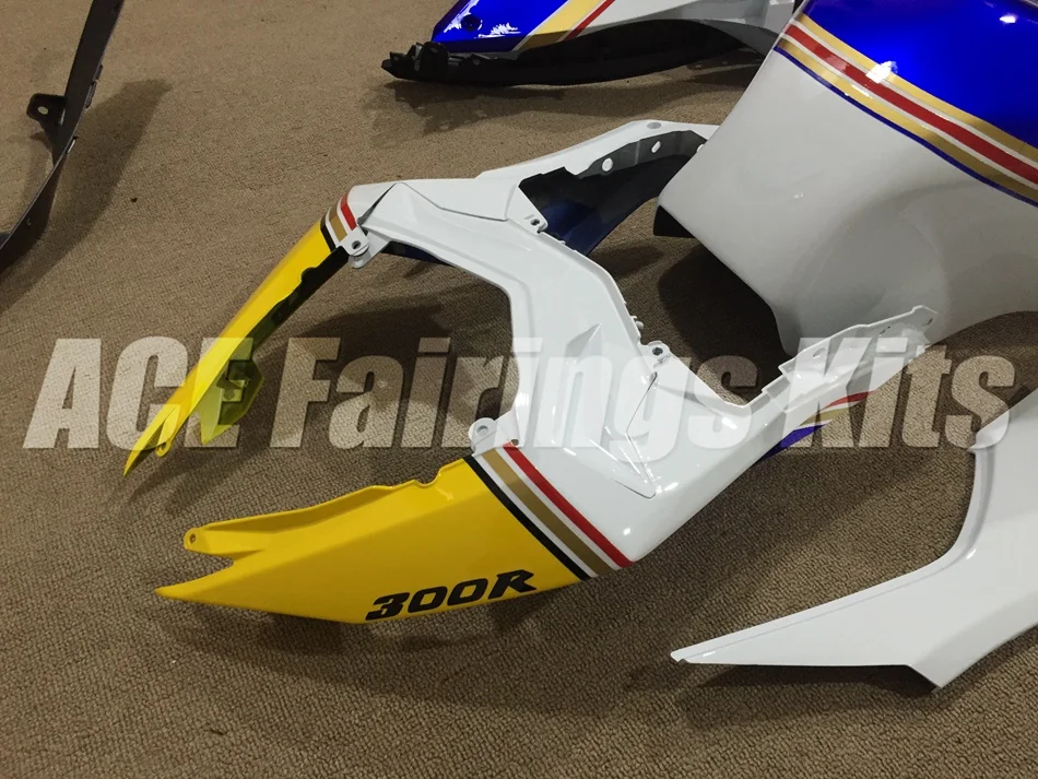 ABS обтекатель комплект для Kawasaki Ninja300 EX300 300R 2013, 13, 14, 15, 16, 17, обтекатели впрыска+ крышка бака Rothmans