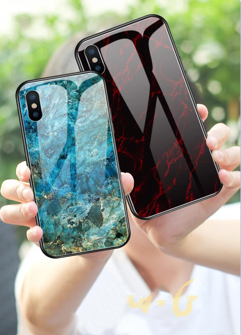 Мраморные стеклянные чехлы для телефонов Xiaomi mi 9T Pro mi 9 8 SE A2 Lite чехол для Red mi K20 Pro Note 7 6 5 Pro 6A закаленное стекло чехол
