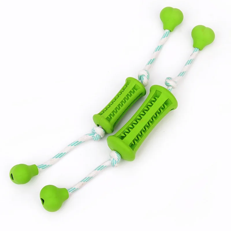 

Teddy Golden Retriever Bite-Resistant Rubber Knot Molar Toy Pet Toy Tooth Cleaning Ball Dog Wearing Rope Toy
