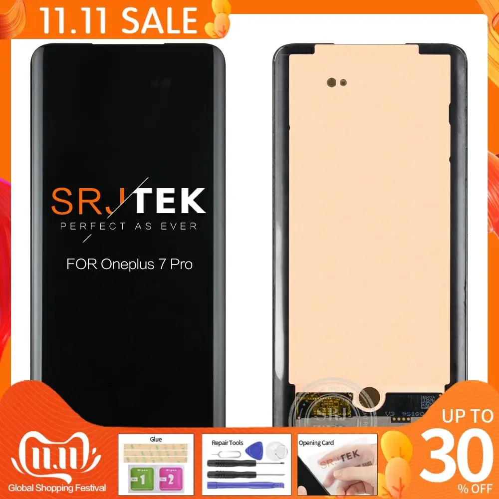 Дисплей 6 55 ''для OnePlus 7T ЖК-дисплей сенсорный экран дигитайзер панель стекло