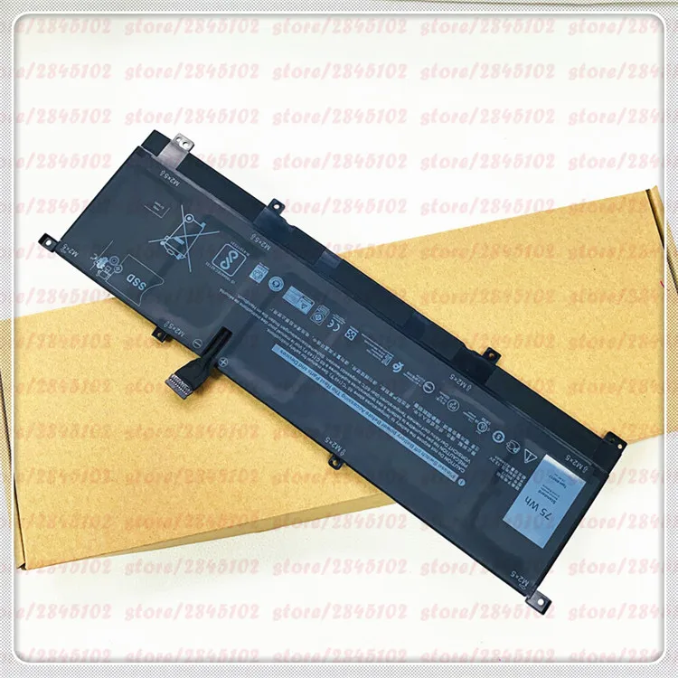 Аккумулятор для ноутбука GYIYGY 8N0T7 11 4 в 75 Вт/ч TMFYT Dell XPS 15 9575 D1805TS D1605TS P73F(DF13)