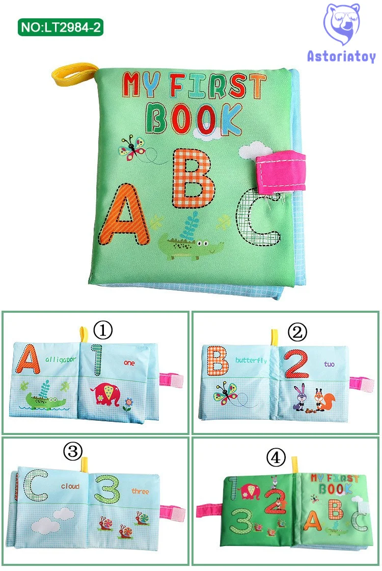 Английский язык мягкая ткань книга 0~ 12 месяцев Juguetes Bebe Brinquedos Para Bebe обучение и образование Детские Книги Игрушки 2984