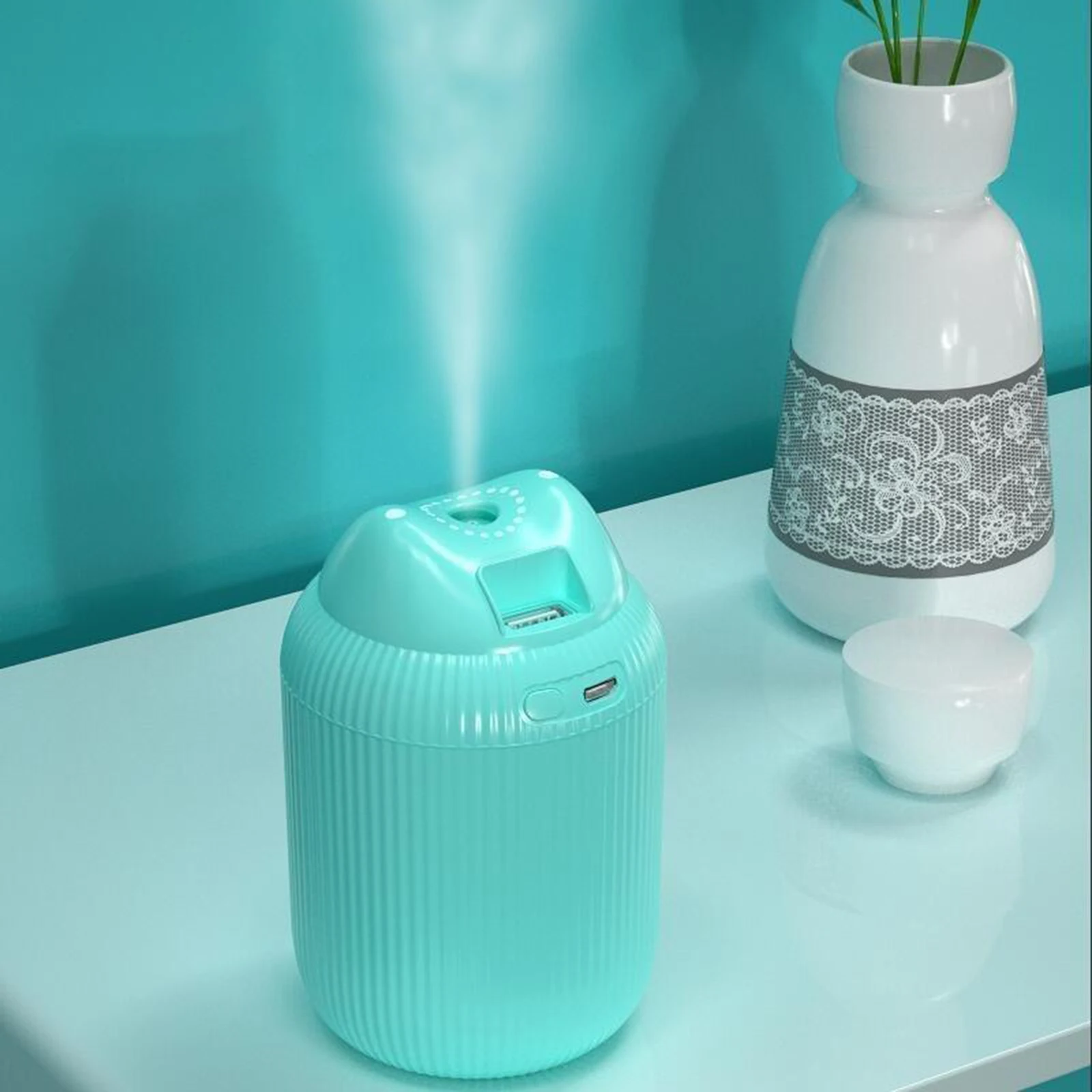 Ultrasonic Cool Mist Humidifier, Whisper Quite, for Home Bedroom Baby Nursery and Office 220ml