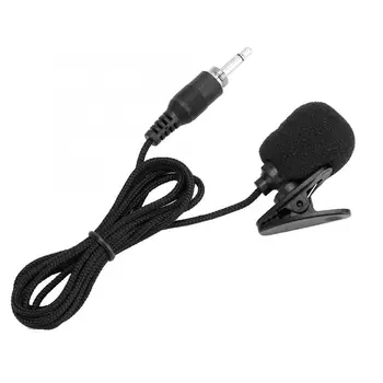 

3PCS 04A Compact Professional Mini 3.5mm Screw Plug Microphone Wired Lapel Collar Clip Amplifier Mic