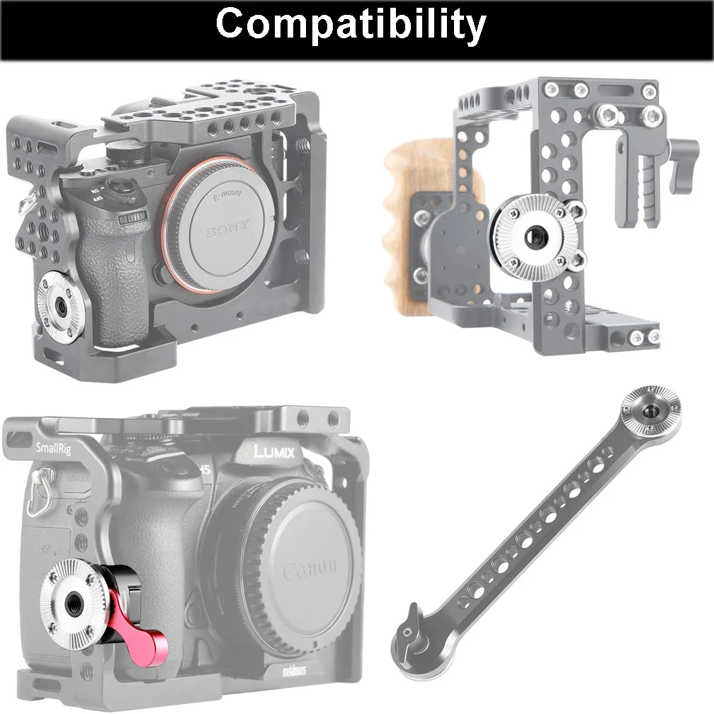 Mcoplus Arri Rosette Mount Adapter крепление для камеры клетка ручка Наплечная установка набор аксессуаров для фотосъемки