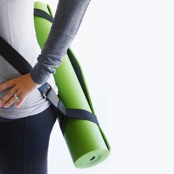 

THI Pilates Fitness Exercise Yoga Mat Strap with Bag Binding Belt Yoga Auxiliary Tools Storage Bib
