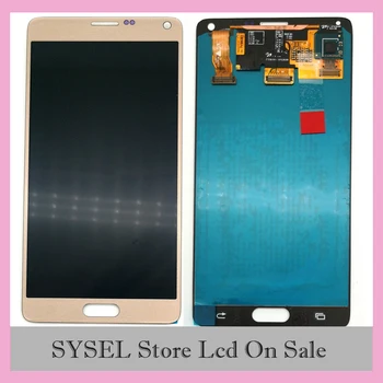

For Samsung Galaxy Note 4 N910 N910A SM-N910VGold TFT Display Screen Digitizer Touch Panel Glass Sensor Assembly Replacement