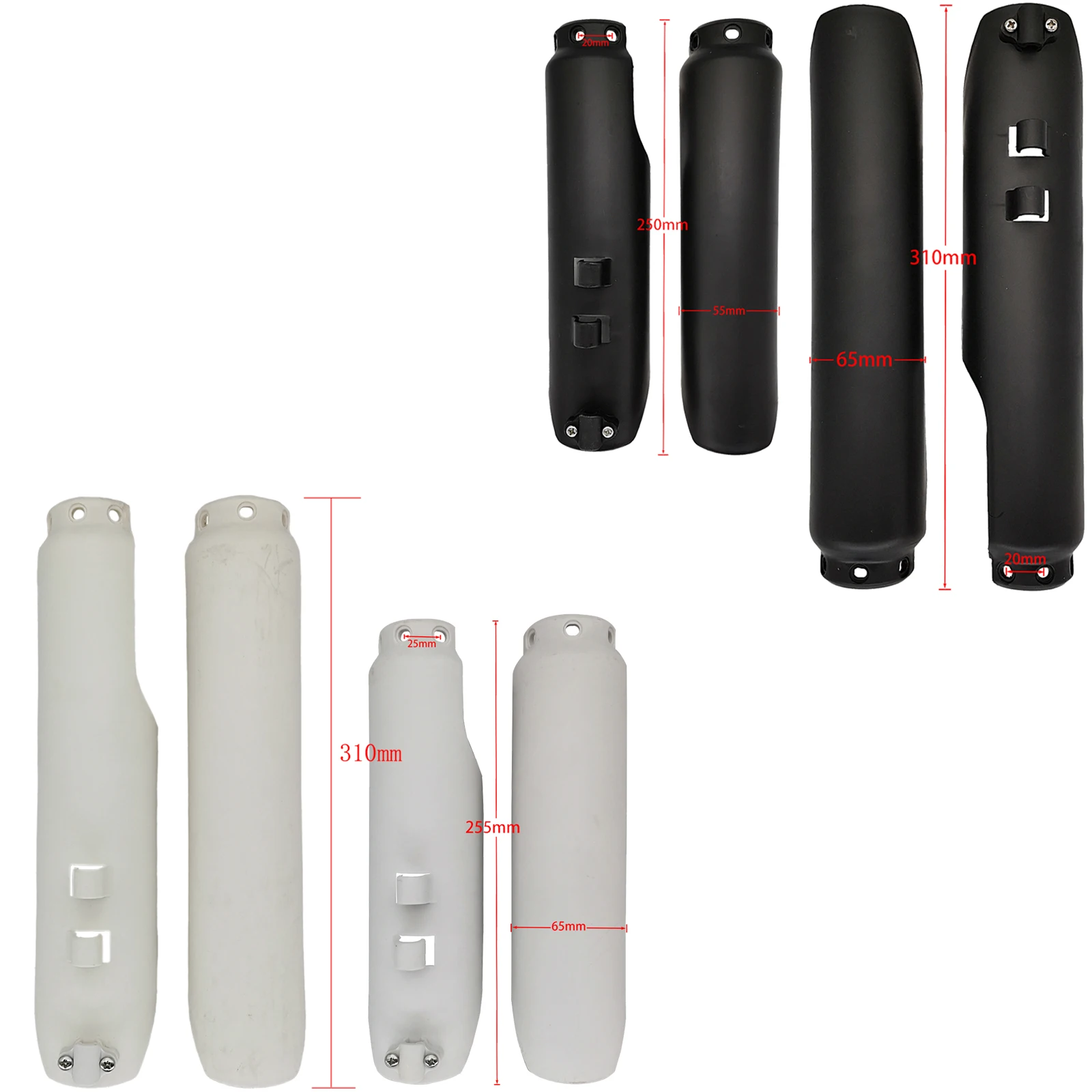 Motorcycle Front Fork Protector Covers Fork Guards For CRF 50 70 BSE