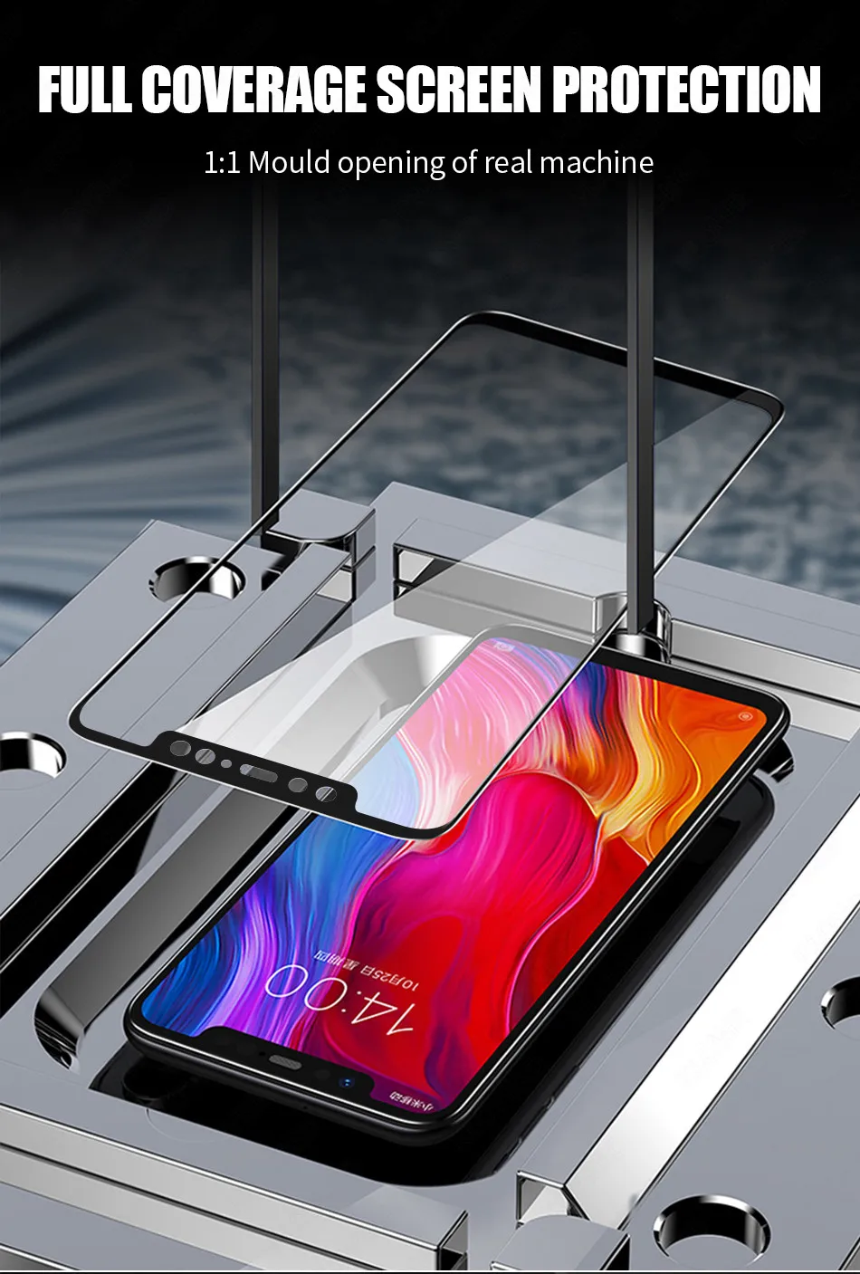 10 шт. 6D Полный Клей закаленное стекло для Xiaomi Mix3 F1 9 8 CC9 SE полноэкранное стекло для Redmi Note 7 K20 Pro защита экрана