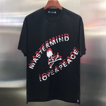 

2020ss 1:1 Best Quality Mastermind Japan Love And Peace Printed T Shirt Men Women T-shirts Men 100% Cotton MMJ Tees