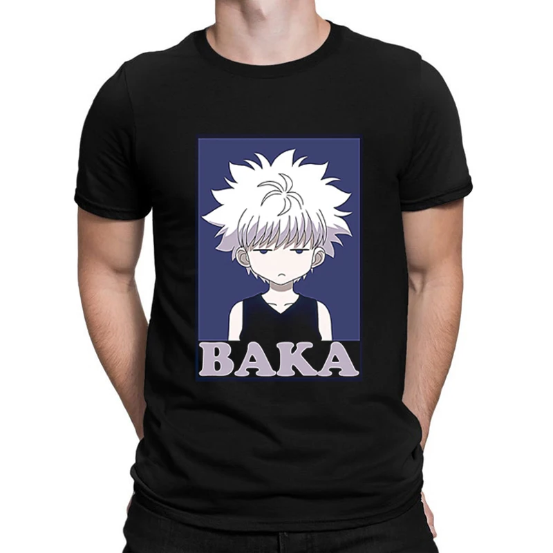 Hunter X Killua Baka модная повседневная Милая футболка для мужчин и женщин хлопковая