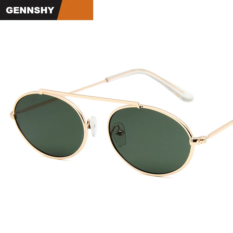 Новые Ретро солнцезащитные очки в металлической оправе Для мужчин Винтаж